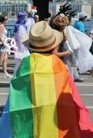 spettatore a il gay Pride foto