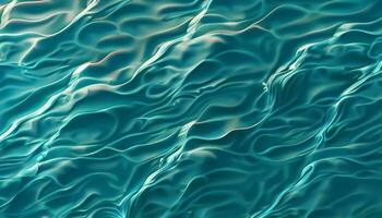 astratto blu acqua onde sfondo con liquido fluido struttura generativo ai foto