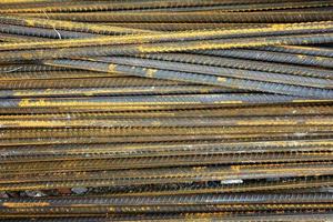 concetto di costruzione industriale in ferro metallico foto