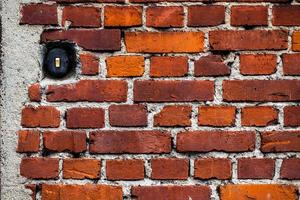 struttura del fondo del muro di mattoni di pietra del grunge foto