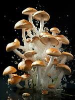 ai generativo un' foto di funghi