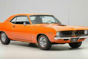 1966 Plymouth Barracuda macchina. ai generativo professionista foto