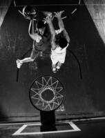 giocatore di basket in azione foto