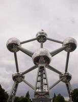 foto di Atomium edificio nel Bruxelles