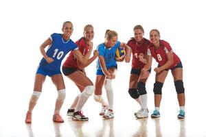 pallavolo donna gruppo foto