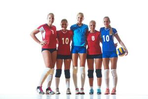 pallavolo donna gruppo foto