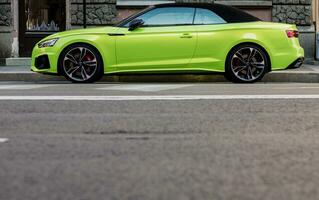 Minsk, bielorussia, ottobre 2023 - lusso audi coupe foto