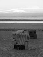 isola di langeoog nel mare del nord foto