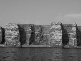 isola di Helgoland nel mare del nord foto