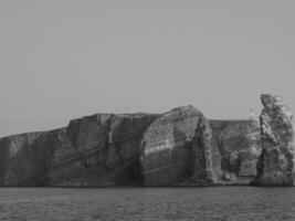 isola di Helgoland nel mare del nord foto