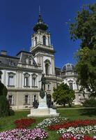 contare giorgia laszlo festetici de tolna statua, festetici palazzo, keszthely, Ungheria foto