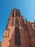 cattedrale di frankfurter dom a francoforte