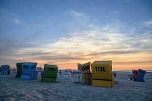 isola di langeoog in germania foto