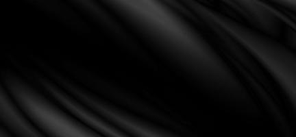 sfondo di tessuto nero con illustrazione 3d dello spazio della copia