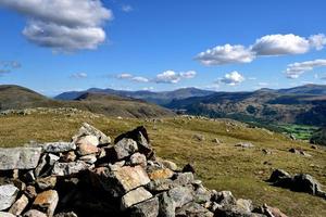 attraverso le valli e le colline a skiddaw foto