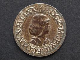antica moneta Ludovico Moro