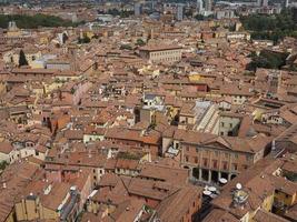 veduta aerea di bologna foto