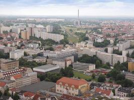 veduta aerea di Lipsia foto