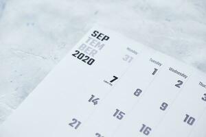 mensile settembre 2020 calendario foto