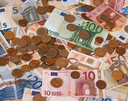 banconote e monete in euro euro, unione europea eu