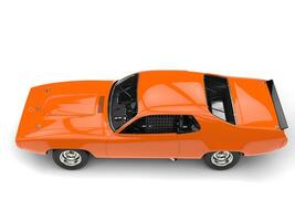 ambra arancia Vintage ▾ gara auto - superiore giù lato Visualizza foto