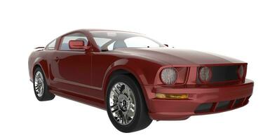 guado mustang rosso 1 foto