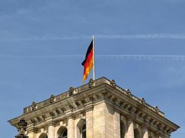 parlamento del reichstag a berlino foto