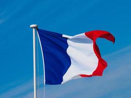 bandiera francese della francia foto