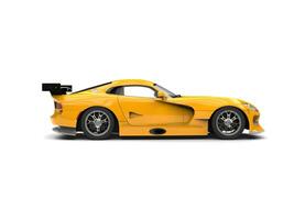 luminosa giallo moderno supercar - lato Visualizza - 3d rendere foto