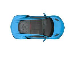 schivare blu moderno lusso gli sport auto - superiore giù Visualizza foto