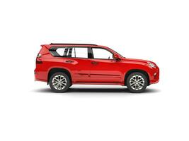 rosso moderno suv - lato Visualizza foto