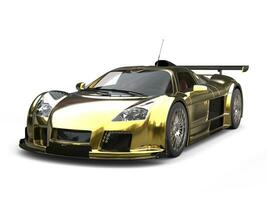 bellissimo d'oro supercar - bellezza tiro foto