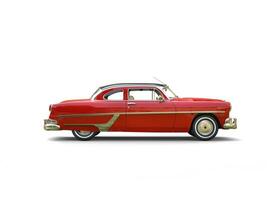 bellissimo cremisi rosso Vintage ▾ auto - lato Visualizza foto