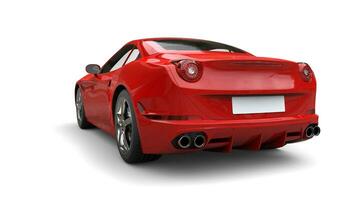 rosa rosso super gli sport auto - fanale posteriore Visualizza foto