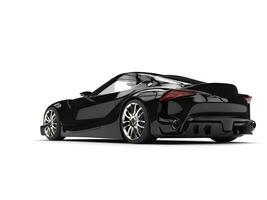 delicato nero moderno lusso gli sport auto - coda Visualizza foto