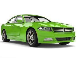 elettrico verde moderno veloce auto foto