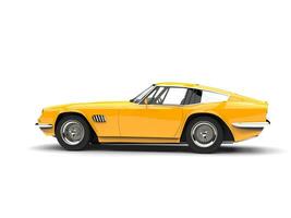 luminosa giallo Vintage ▾ veloce auto - coda Visualizza foto