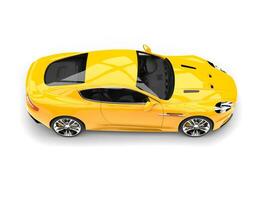 sole giallo moderno gli sport lusso auto - superiore giù lato Visualizza foto