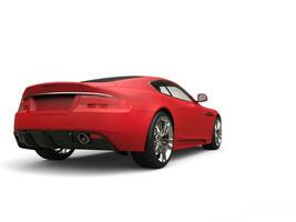 Opaco rosso moderno lusso gli sport auto - coda Visualizza foto