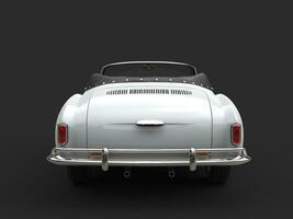 restaurato vecchio Vintage ▾ bianca cabriolet auto - coda Visualizza foto