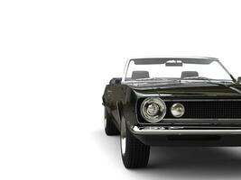 freddo nero Vintage ▾ cabriolet convertibile auto - davanti Visualizza tagliare tiro foto