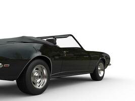 freddo nero Vintage ▾ cabriolet convertibile auto - indietro lato Visualizza foto