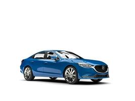 blu mazda 6 2018 - 2021 modello - 3d illustrazione - isolato su bianca sfondo foto