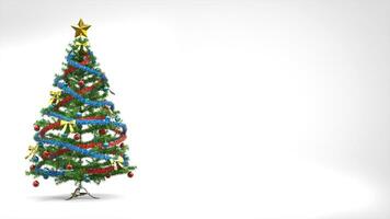 luminosa Natale albero - carta modello foto