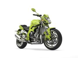 freddo acido verde moderno gli sport motociclo foto