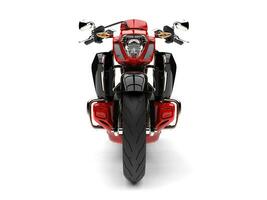 furioso rosso moderno mannaia motociclo - davanti Visualizza foto