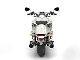 freddo bianca potente motociclo - indietro Visualizza foto