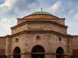 bellissimo antico bizantino Chiesa iin il centro di Salonicco, Grecia foto