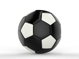 nero calcio palla con bianca piastrelle - lato Visualizza foto