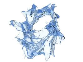 astratto pulito blu acqua vortice foto